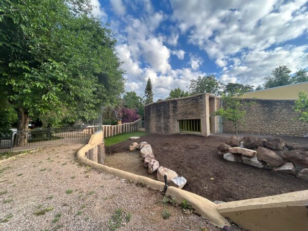 obra en el recinto del Zoo de Córdoba