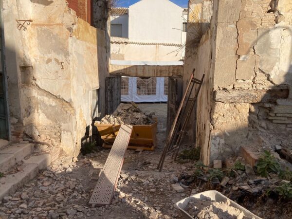 obras en el molino de vergara